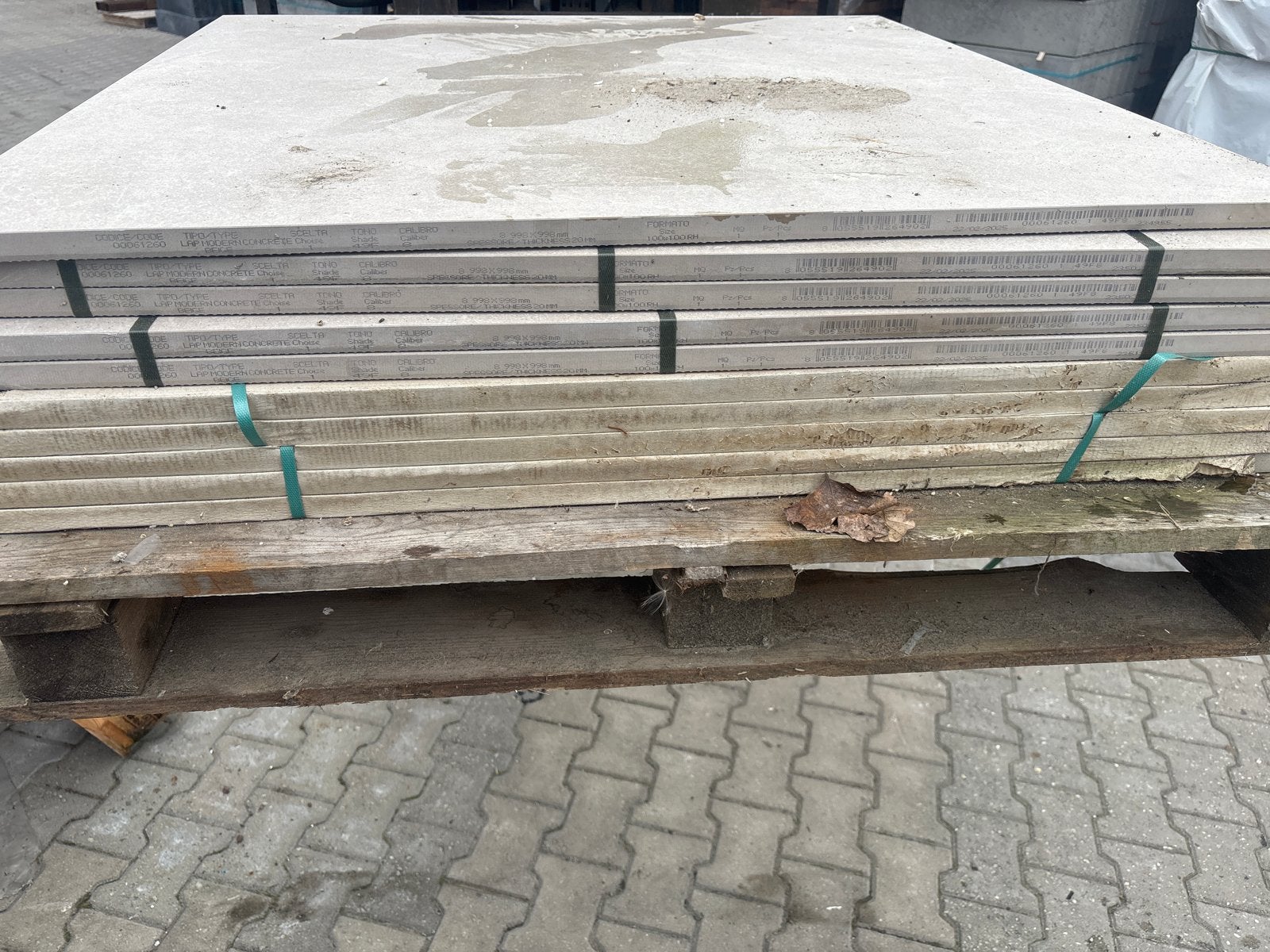 Nieuwe keramische tegels - 10 m2 - Modern Concrete Beige, Ophalen, Nieuw, Keramiek, 10 m² of meer