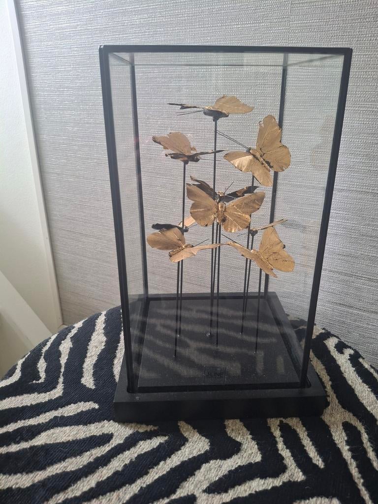 Stolp met gouden vlinders, Huis en Inrichting, Woonaccessoires | Stolpen, Ophalen