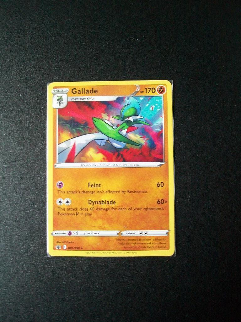 1612. Nieuwe Pokemon Kaart GALLADE hp 170 (081/198), Verzenden, Nieuw, Losse kaart