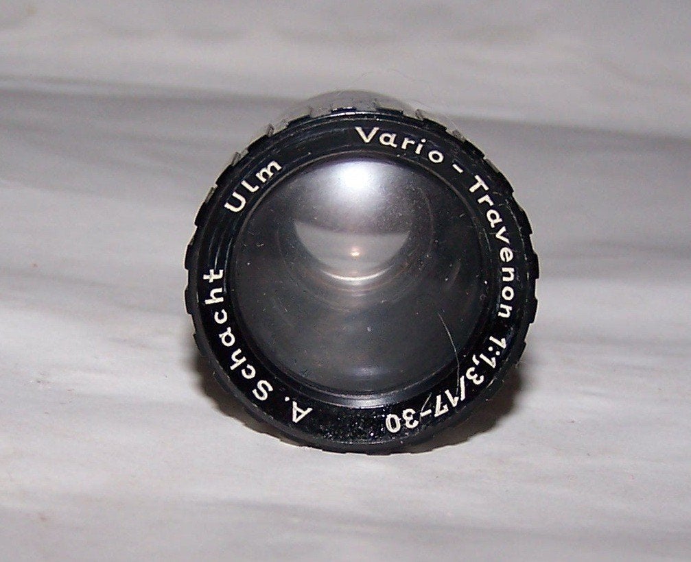 A. Schacht Ulm Vario-Travenon 1:1.3/17-30 lens v. projector., Audio, Tv en Foto, Filmrollen, Ophalen of Verzenden, Accessoire