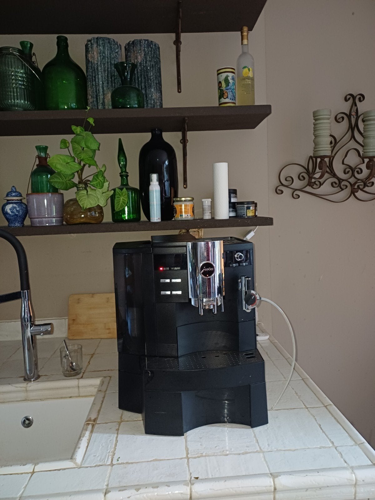 Jura XS9 One Touch Koffiemachine - Volautomaat, Witgoed en Apparatuur, Koffiezetapparaten, Ophalen, Gebruikt, Koffiemachine, Koffiebonen