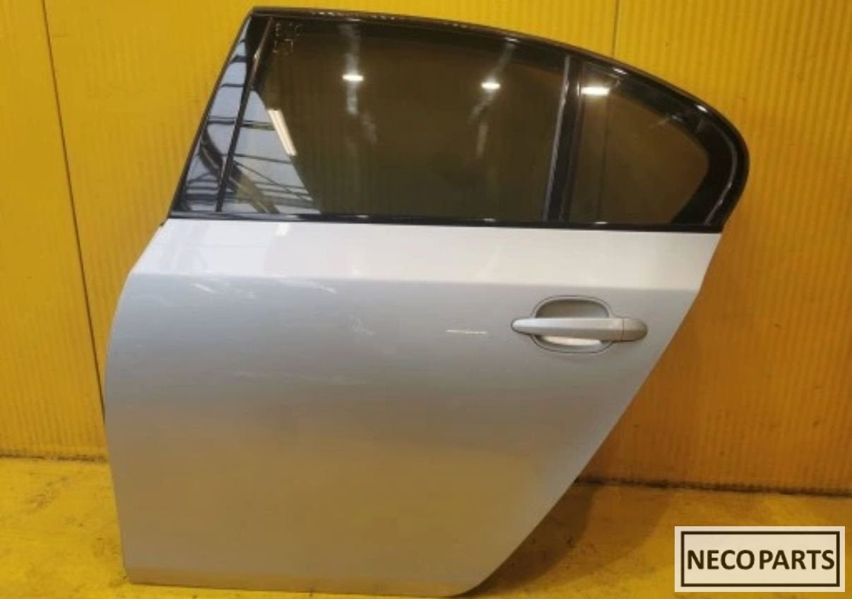 BMW 5 E60 PORTIER DEUR LINKS ACHTER ORIGINEEL ALLES LEVERBAA, Gebruikt, -, Ophalen of Verzenden, Achter