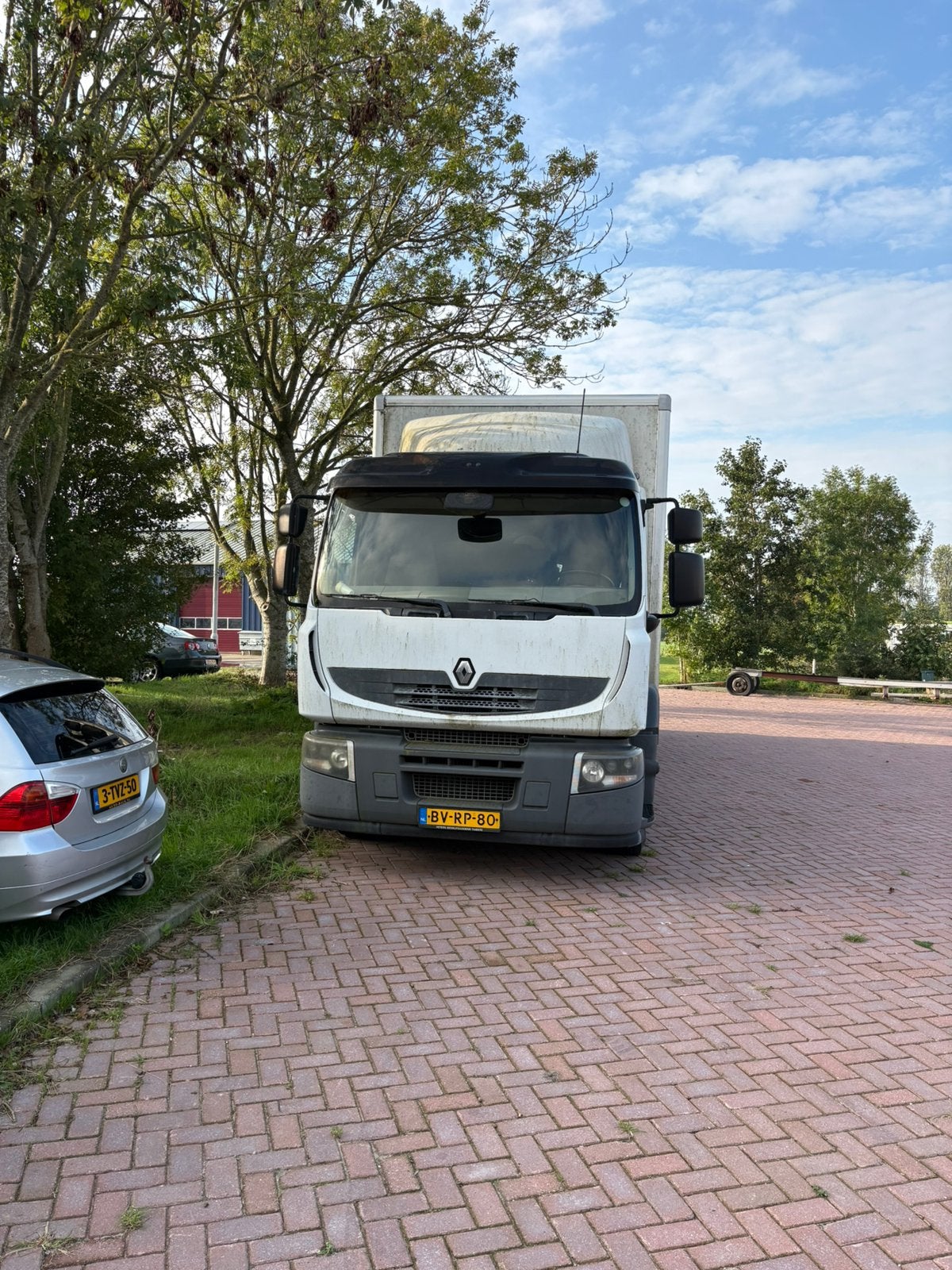 RENAULT PREMIUM 280.18 D | 2008, Auto's, Euro 5, Zwart, Renault, Wit