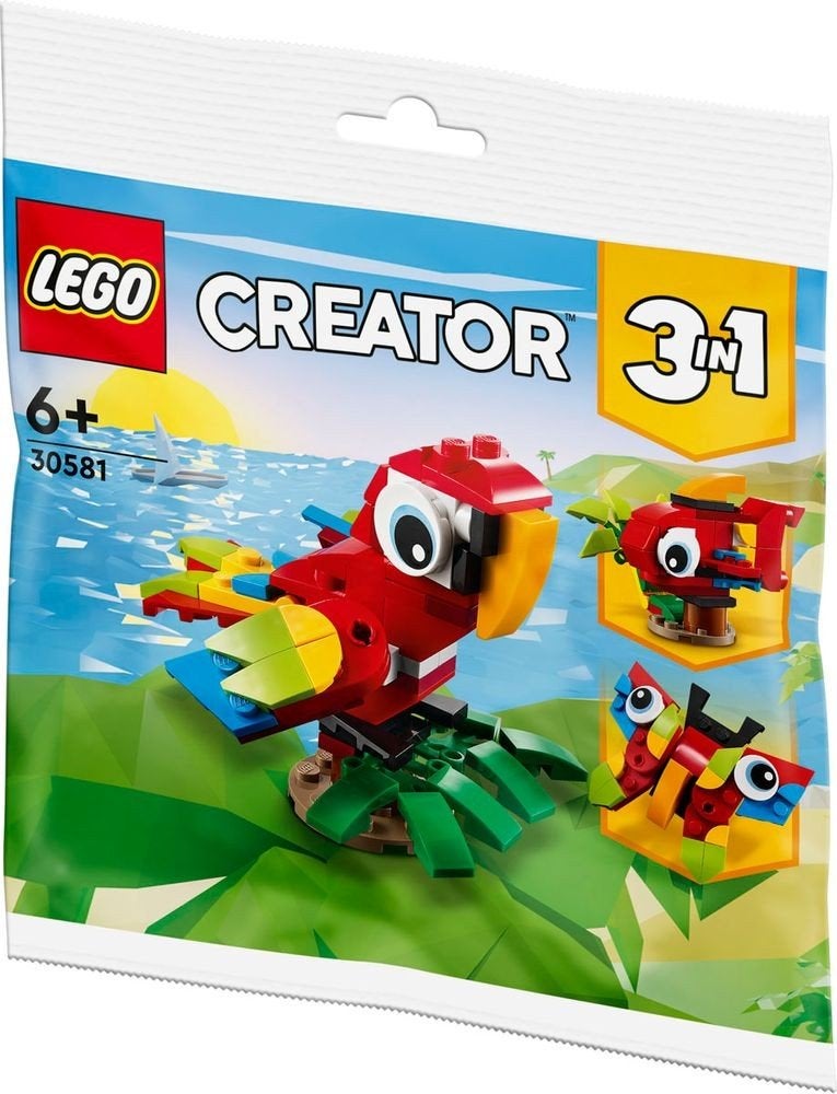 30581 tropische vogel / papegaai / vlinder / vis, Inclusief instructies, Lego, Nieuw, Ophalen of Verzenden