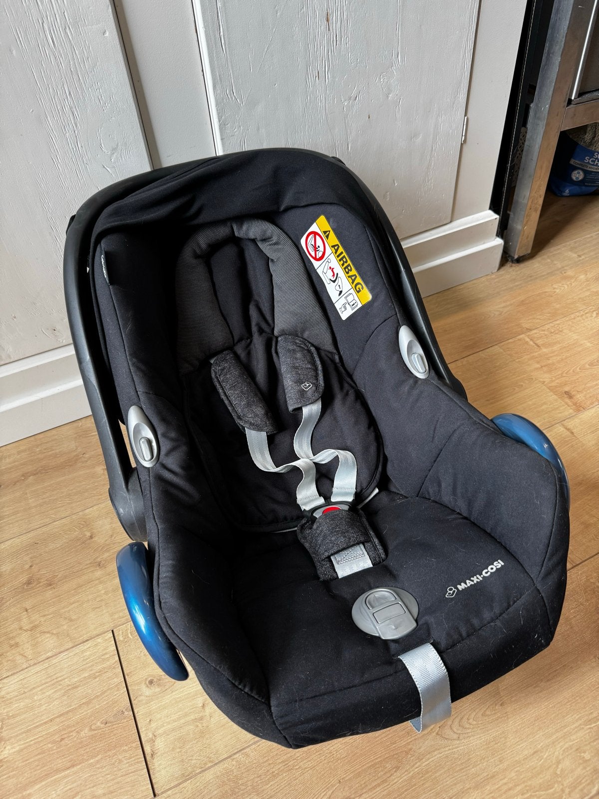 Maxi Cosi Cabriofix 0-13 kg met inleg, Ophalen of Verzenden, 0 t/m 13 kg, Maxi-Cosi, Gebruikt