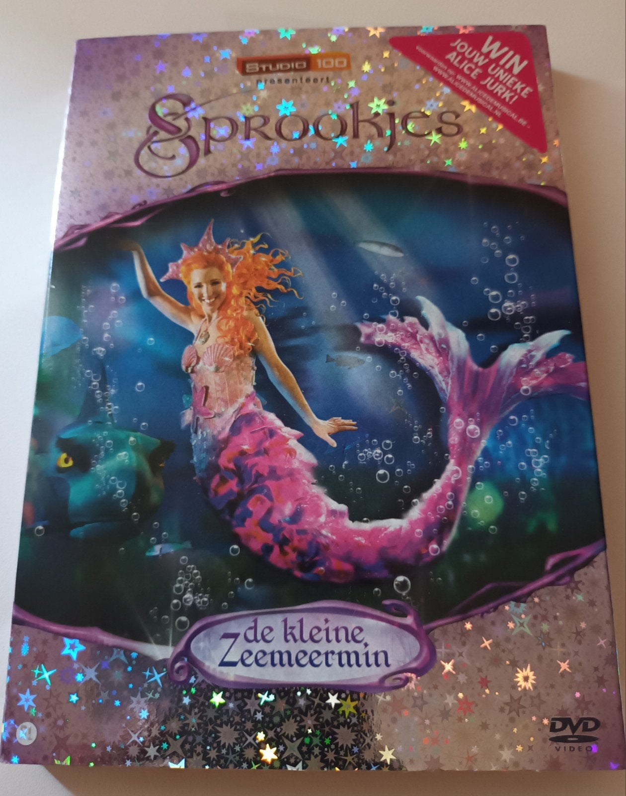 dvd studio 100 musical de kleine zeemeermin, Cd's en Dvd's, Dvd's | Kinderen en Jeugd, Alle leeftijden, Ophalen of Verzenden, Zo goed als nieuw