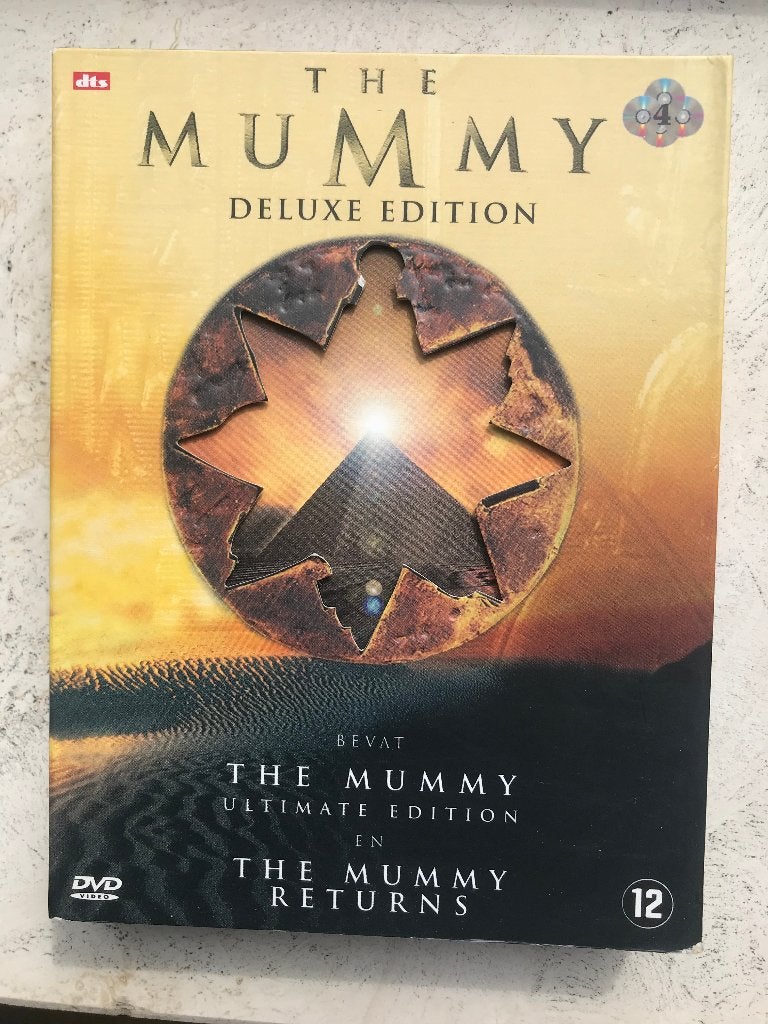 The Mummy Deluxe Edition ) 4 DVD Box ' met Film 1 en 2, Cd's en Dvd's, Dvd's | Actie, Vanaf 12 jaar, Ophalen of Verzenden, Zo goed als nieuw