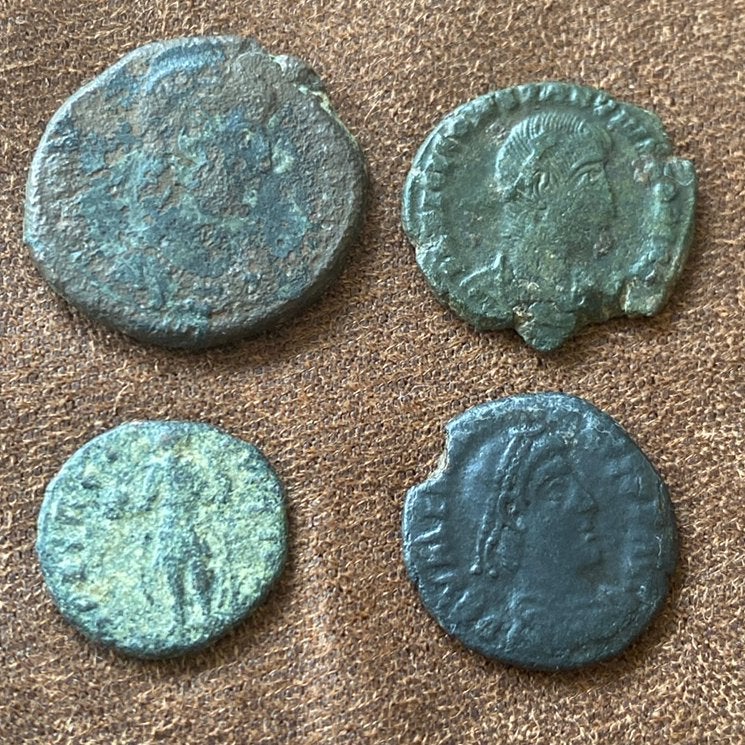 Romeinse munten rond 300-500 na Chr., Ophalen of Verzenden, Overige landen