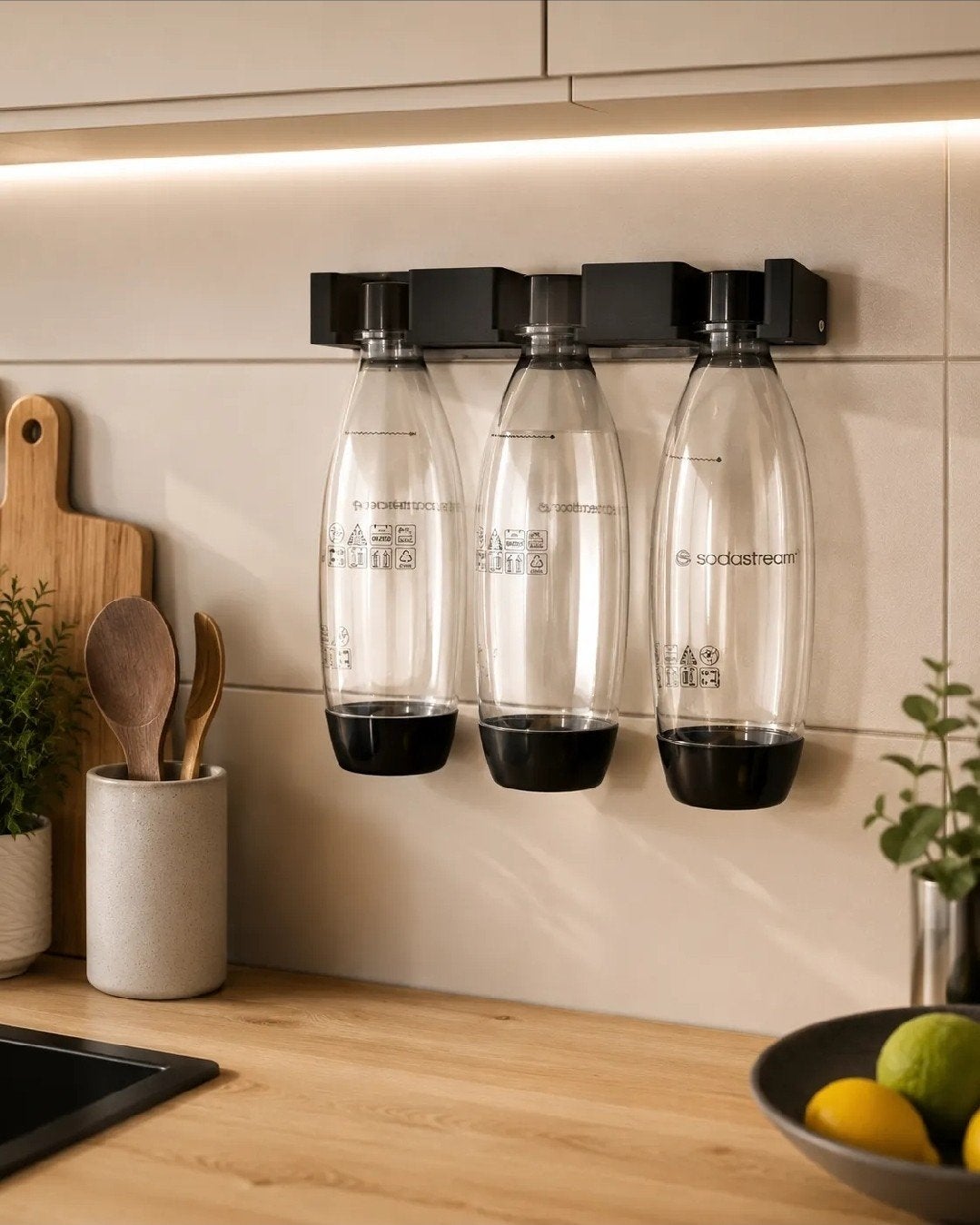 Sodastream flessenhouder voor 3 flessen - Personaliseerbaar, Ophalen of Verzenden
