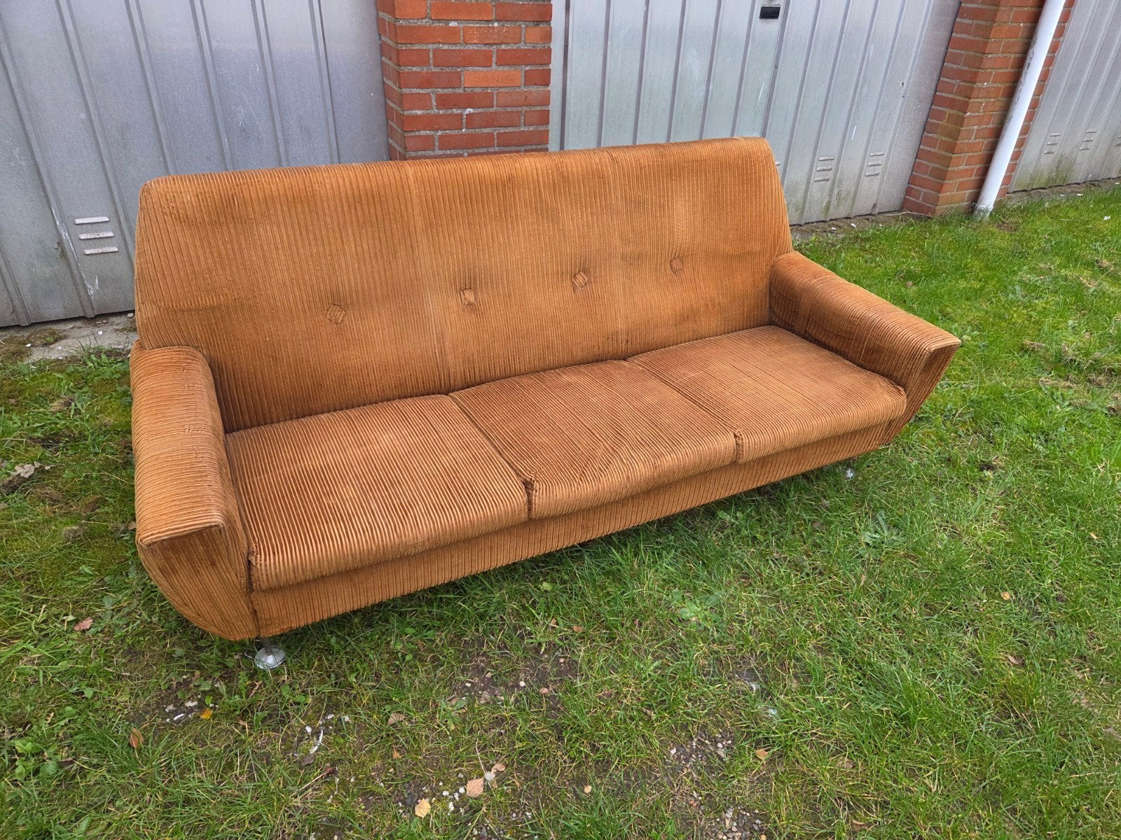 Vintage Bankstel - Comfortabele 3-zitsbank, Ophalen