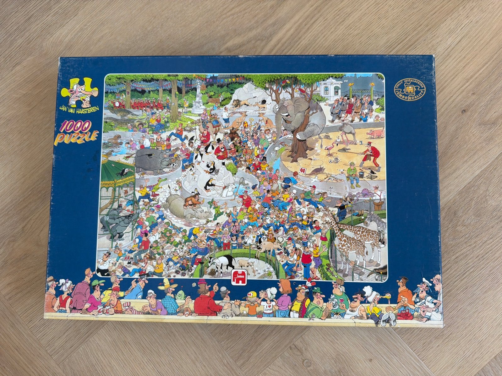 Jan van Haasteren puzzel - 1000 stukjes. Dierentuin Artis, Ophalen, 500 t/m 1500 stukjes, Zo goed als nieuw