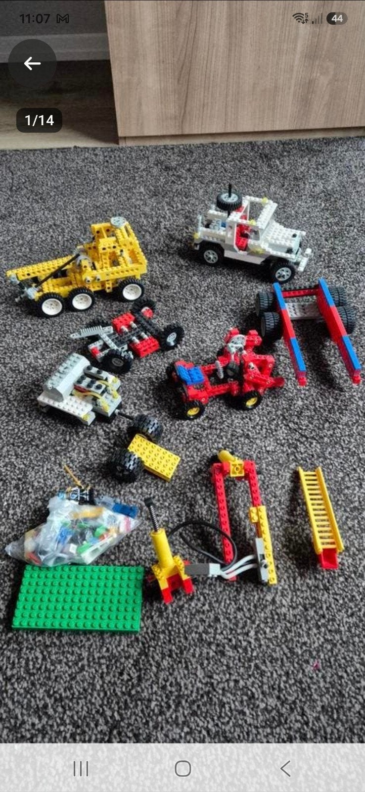 Technisch Lego oa van 5580 Highway Rig / 8024 8034 Universal, Ophalen of Verzenden, Gebruikt, Meerdere sets, Lego