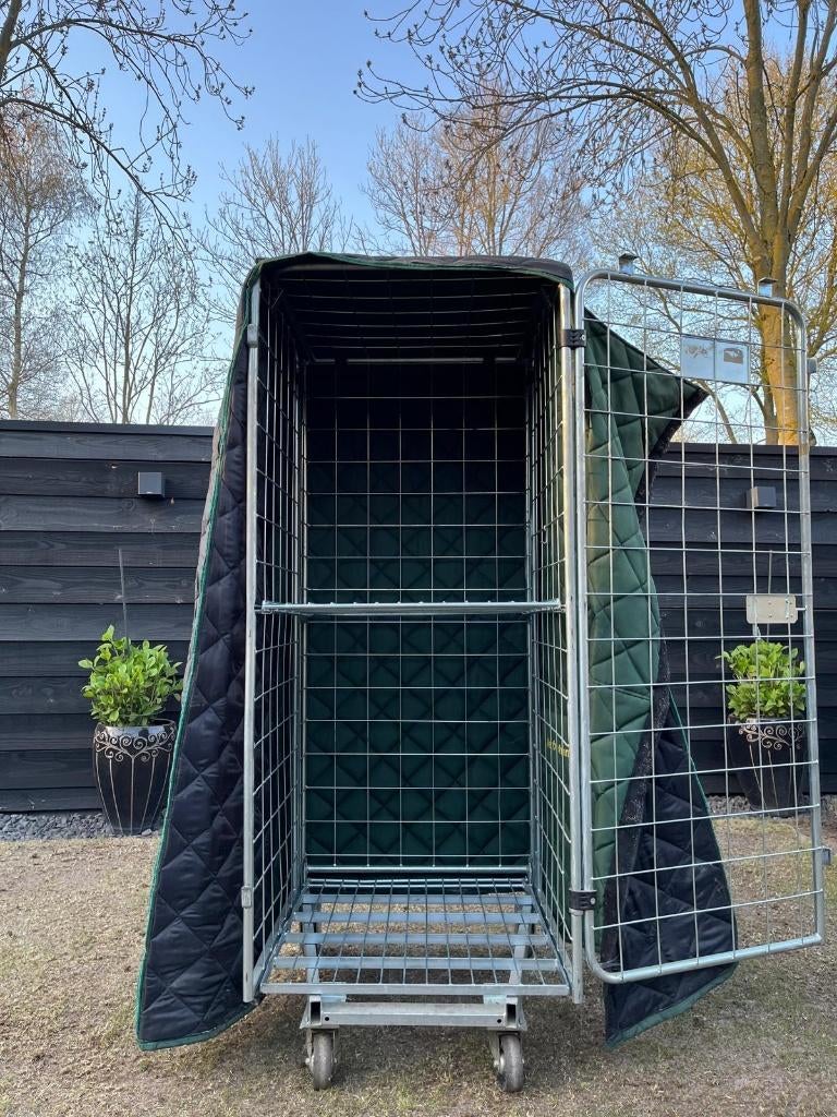 Rolcontainer of verhuiscontainer, 100 liter of meer, Ophalen, Gebruikt, Transportkar