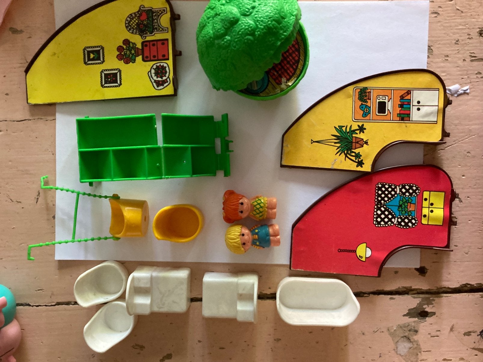 Onderdelen vintage speelboom, Ophalen of Verzenden, Gebruikt, Poppenhuis