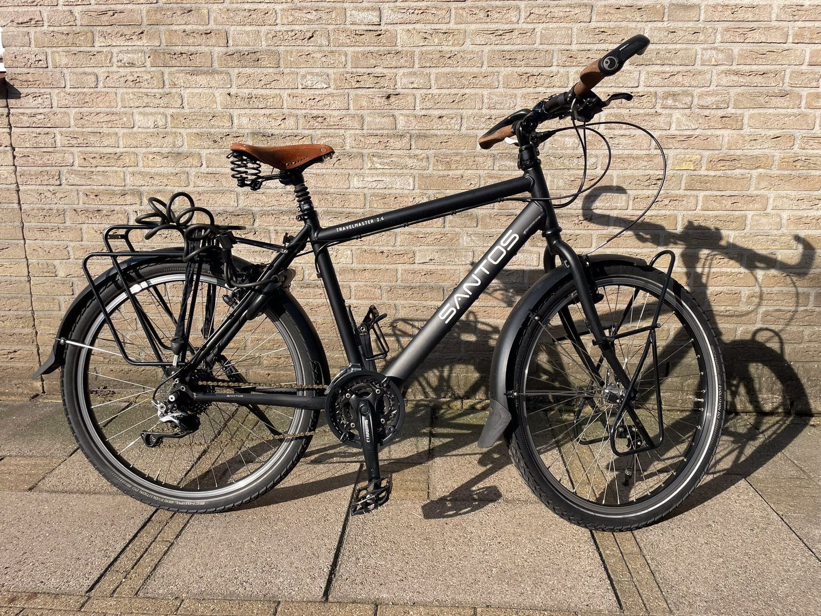Santos Travelmaster 2.6 trekkingfiets 19 inch, Fietsen en Brommers, Gebruikt, Velgrem, 47 tot 50 cm, Overige maten