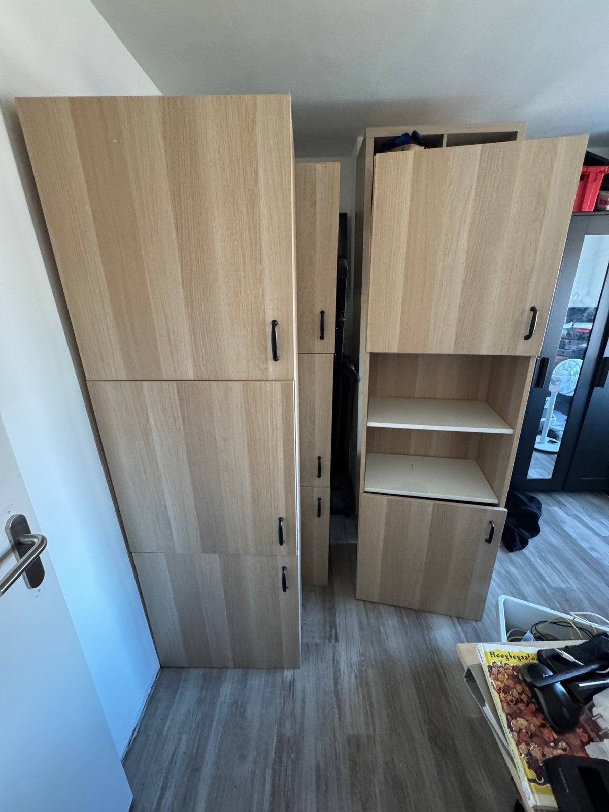 Ikea besta 3x kast met 3 compartimenten, Ophalen, Zo goed als nieuw, 25 tot 50 cm, Minder dan 100 cm