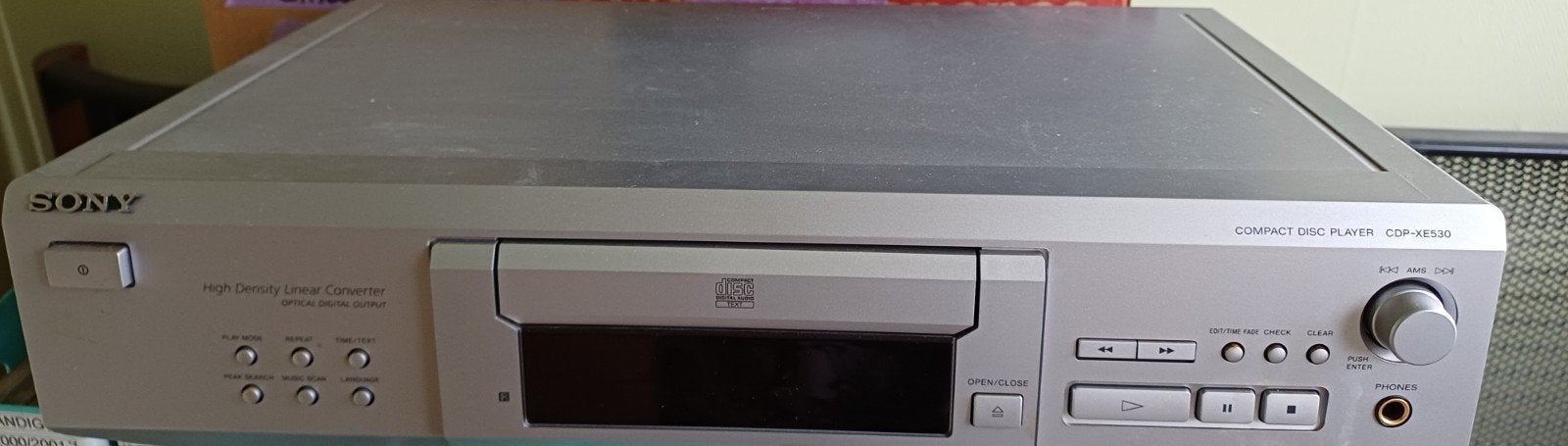 Sony CDP-XE530 CD-speler, Ophalen of Verzenden, Gebruikt, Sony