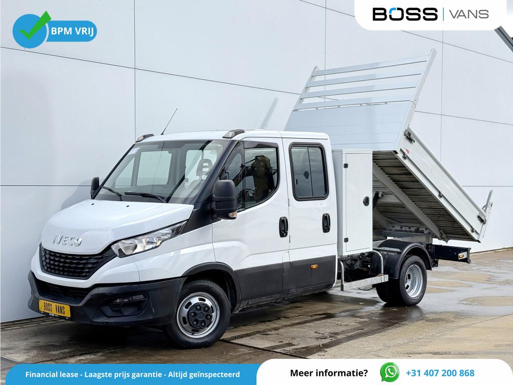 Iveco Daily 35C14 2.3 Kipper Dubbele Cabine Dubbellucht 6 St, Auto's, Bestelauto's, Bedrijf, Te koop, ABS, Airconditioning, Alarm
