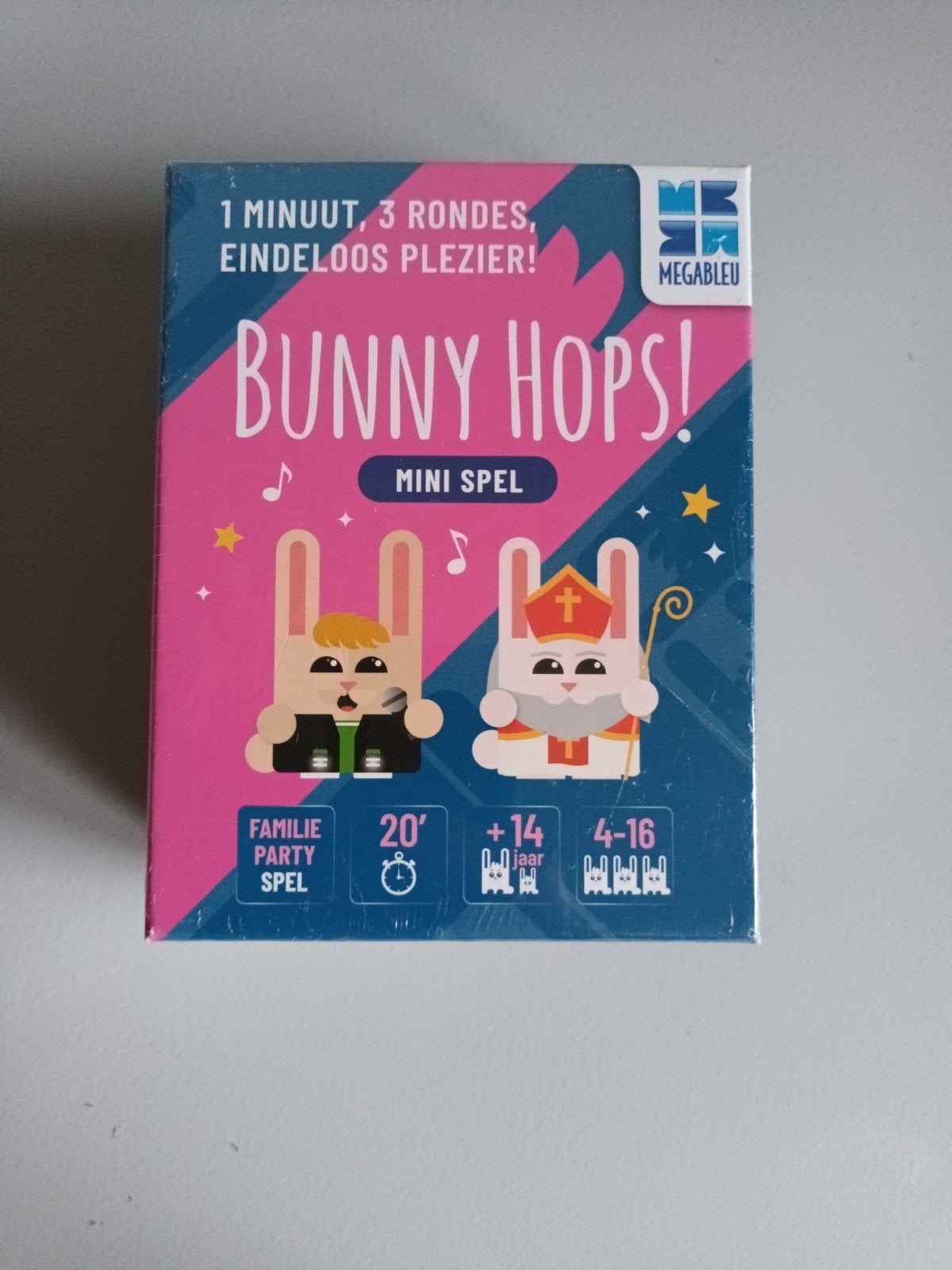 Nieuw Bunny Hops! Mini spel spelletje nieuwe partyspel hops, Vijf spelers of meer, Ophalen of Verzenden, Nieuw, Megableu