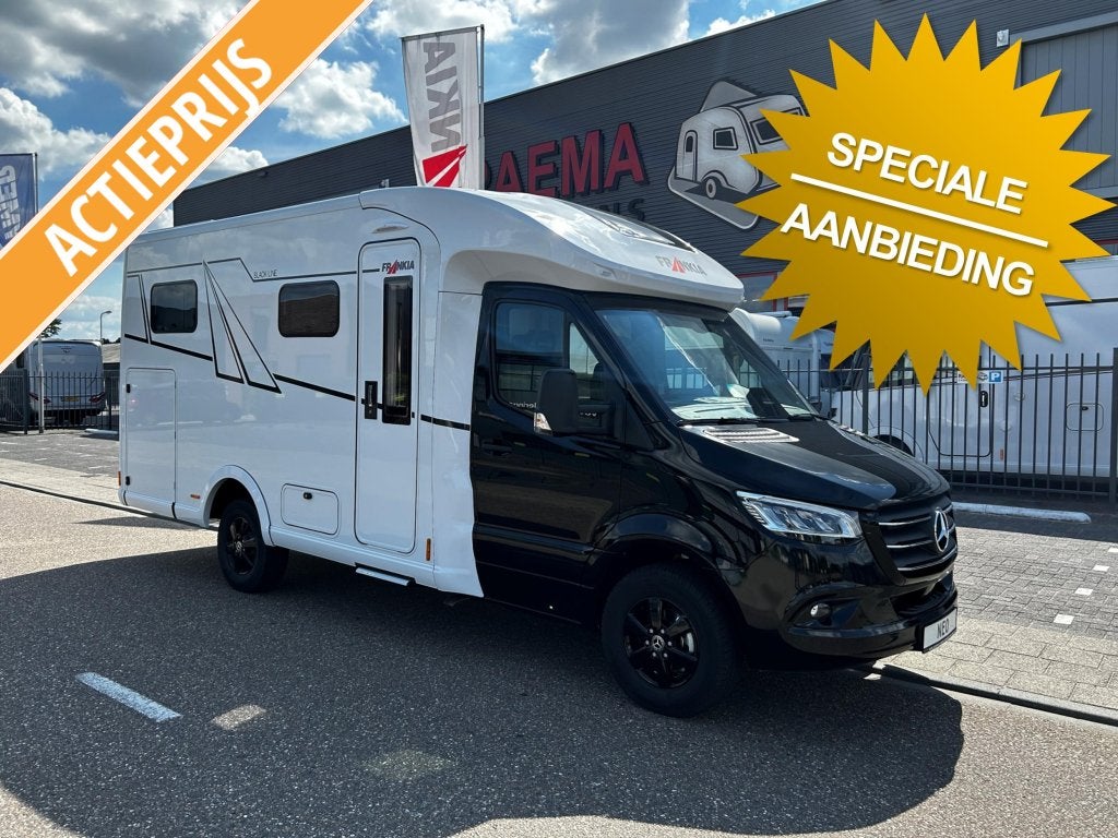 Frankia Neo T 7 GDK Blackline, Enkele bedden, WIFI, Caravans en Kamperen, Ringverwarming, Bedrijf, Diesel, Tot en met 3