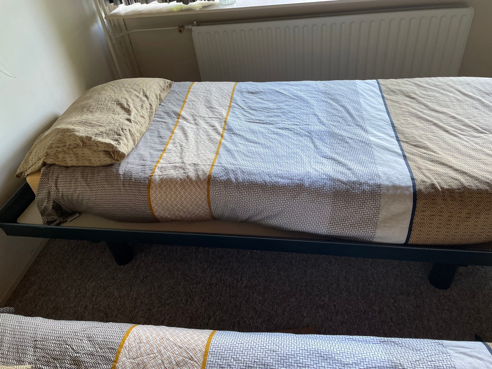 Eenpersoonsbed spiraal, Ophalen, Gebruikt, 90 cm, Eenpersoons