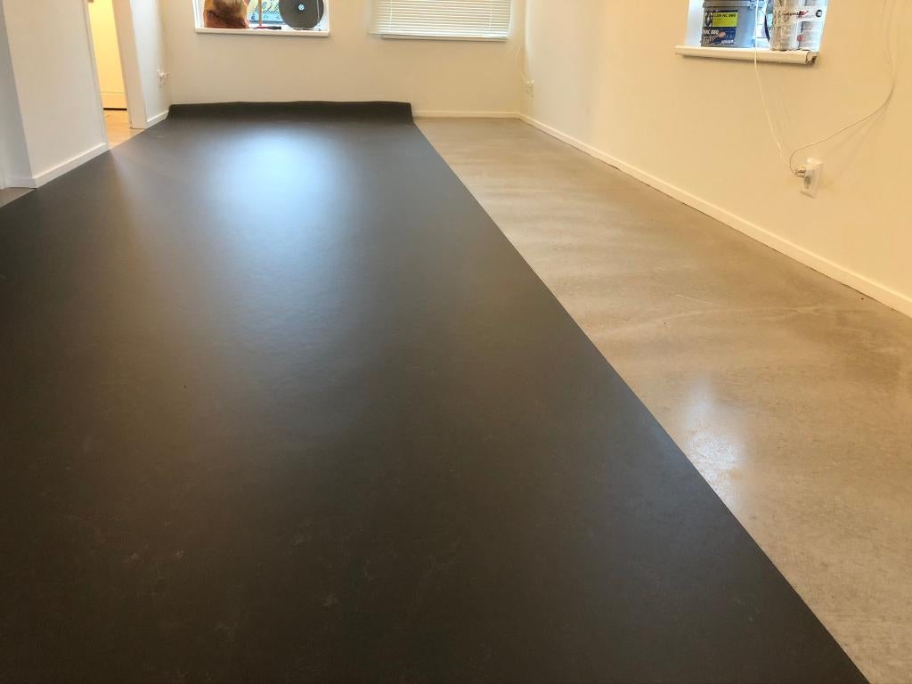 marmoleum € 90,00 per m2 all-inn, Huis en Inrichting, Stoffering | Vloerbedekking, Crème, 75 m² of meer, Overige typen, Nieuw