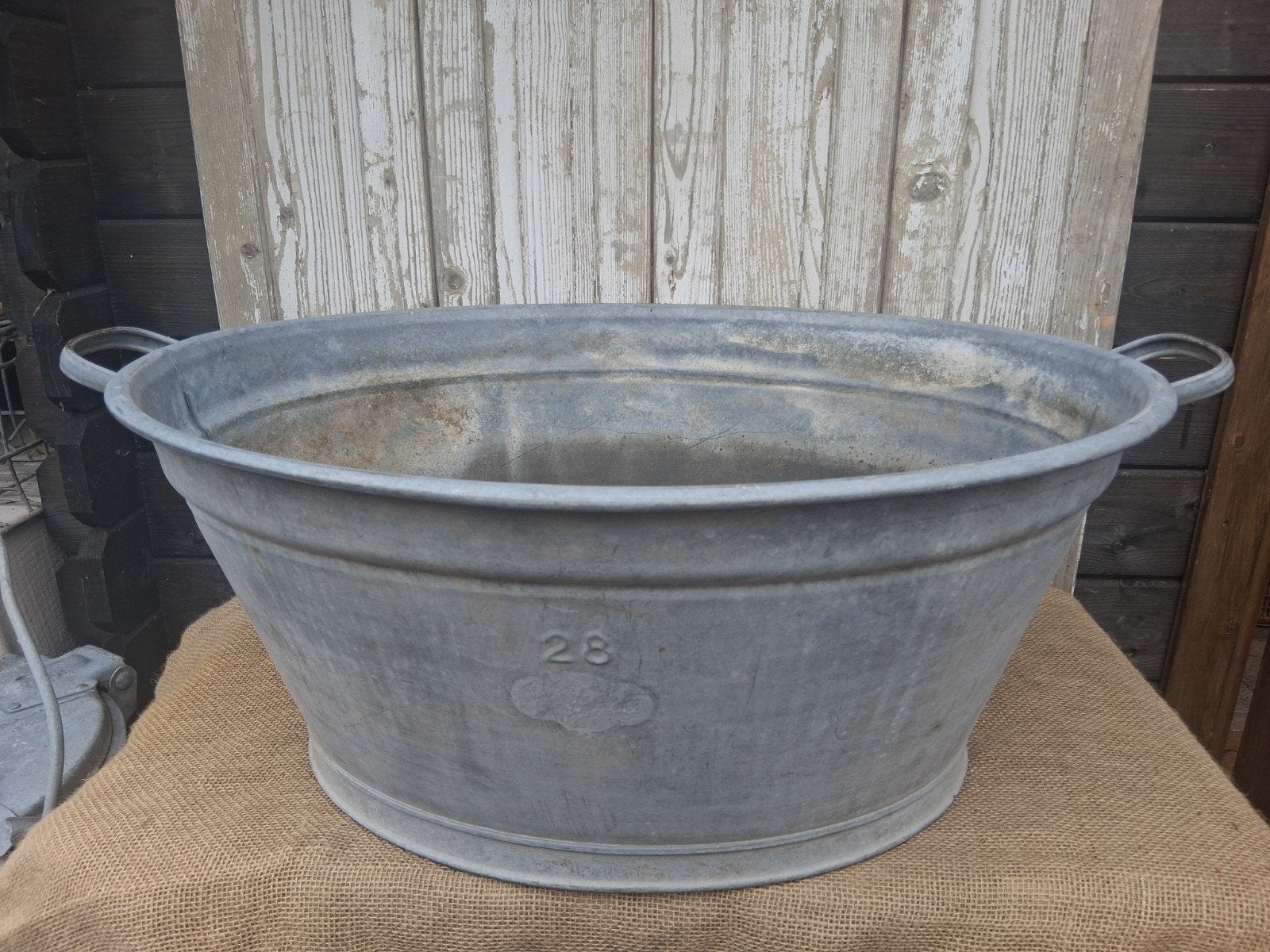 zinken teil nr. 28, brocante, Debrocantekip, Antiek en Kunst, Ophalen of Verzenden