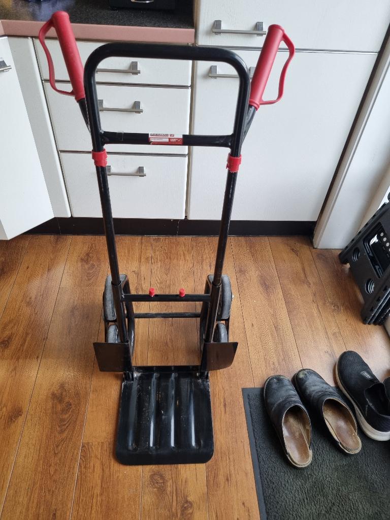 Steekwagen, traploper. Al je zware apparatuur de trap op, Ophalen, Zo goed als nieuw, Opvouwbaar of Inschuifbaar, Minder dan 2 meter