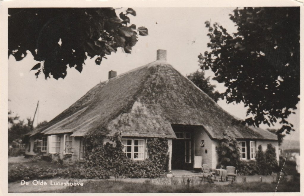 Lemele   de Olde Lucashoeve, Verzamelen, Ansichtkaarten | Nederland, Ophalen of Verzenden, 1940 tot 1960, Gelopen, Gelderland