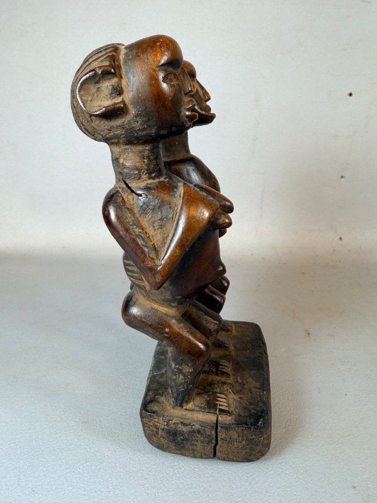 260881Oud Afrikans Bamun couple - Cameroon., Ophalen of Verzenden