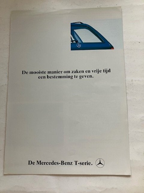 Mercedes-Benz      W124      T-serie brochure    NL, Ophalen of Verzenden, Gelezen, Mercedes