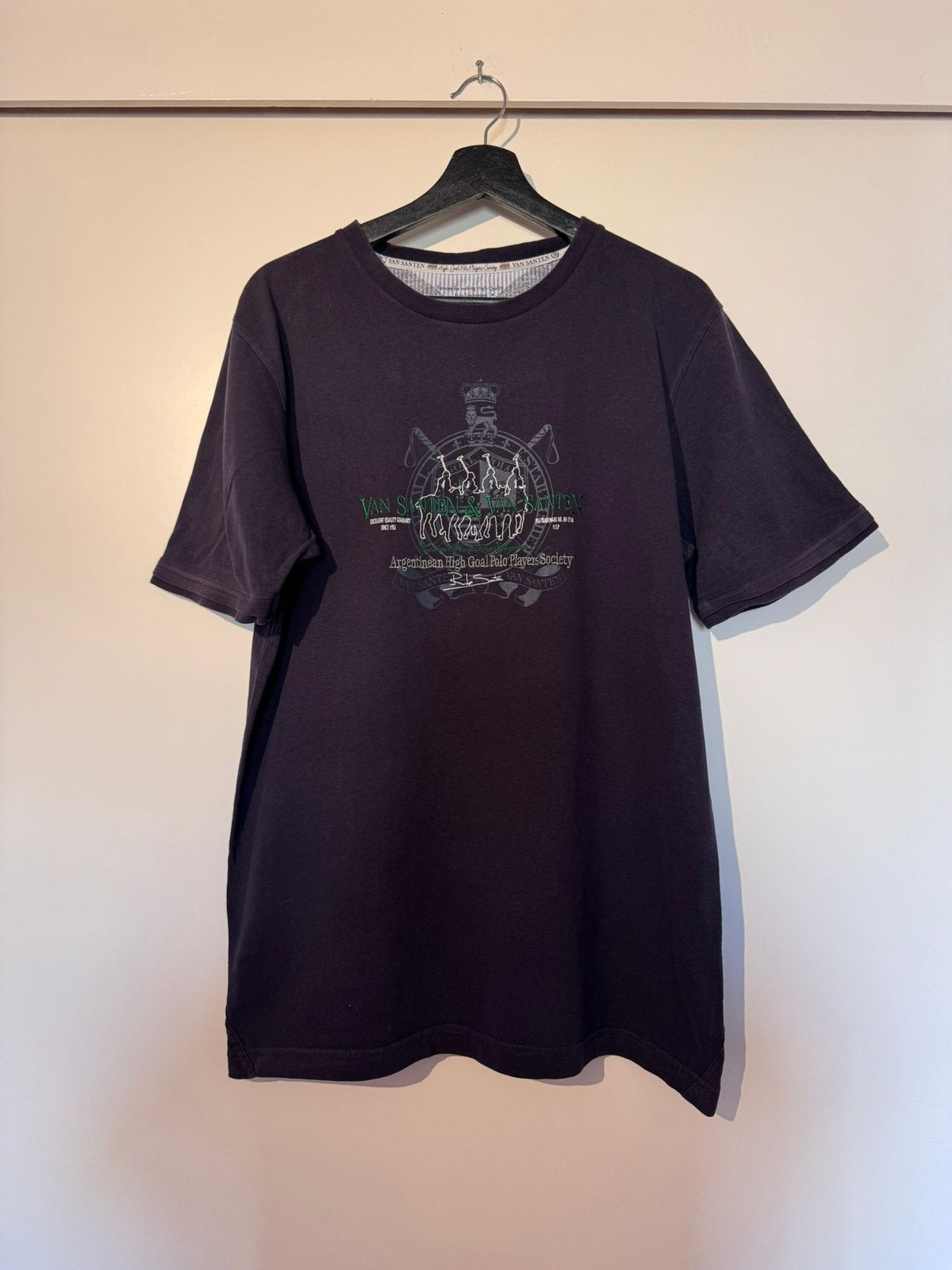 Donkerblauw van santen&van santen shirt maat L €2,00 koopje, Kleding | Heren, Ophalen of Verzenden, Zo goed als nieuw, Maat 52/54 (L)