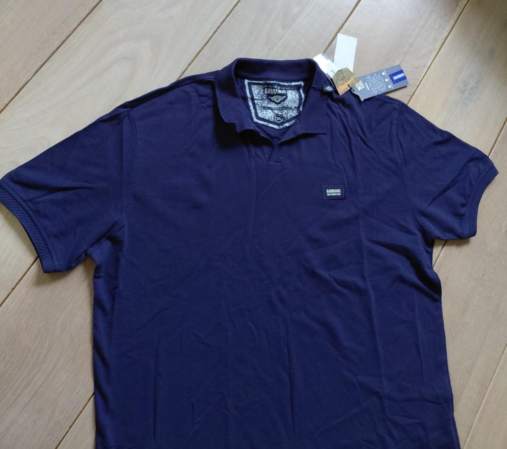 Nieuwe heren poloshirt GABBIANO maat XXL, Blauw, Shirt, Nieuw, Ophalen of Verzenden