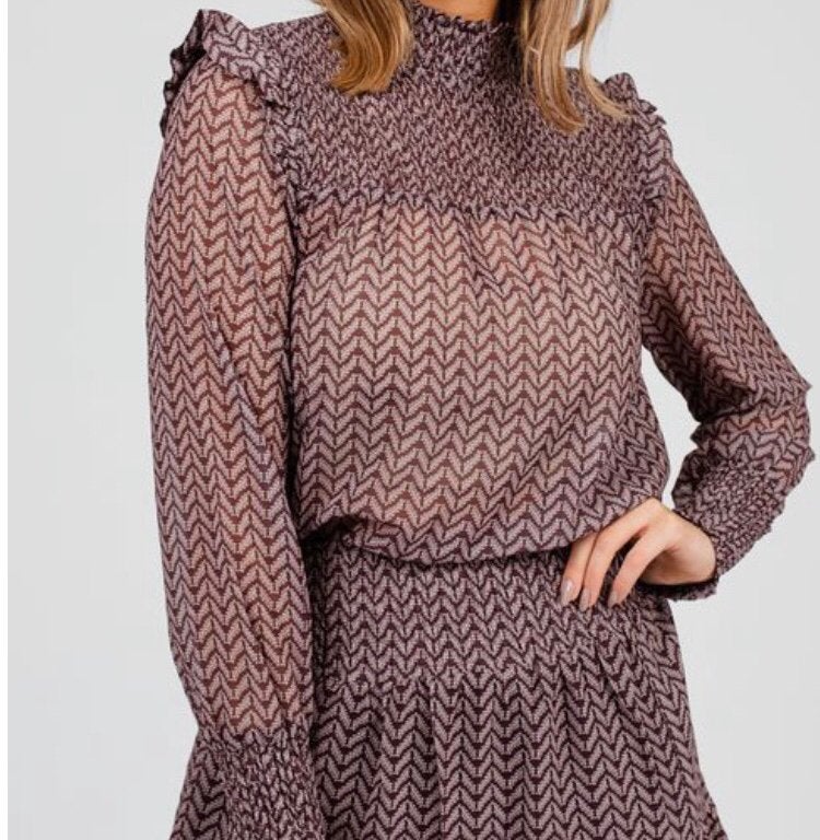 Femme9 aubergine voile blouse maat M NIEUW, Ophalen of Verzenden, Nieuw, Maat 38/40 (M), Paars