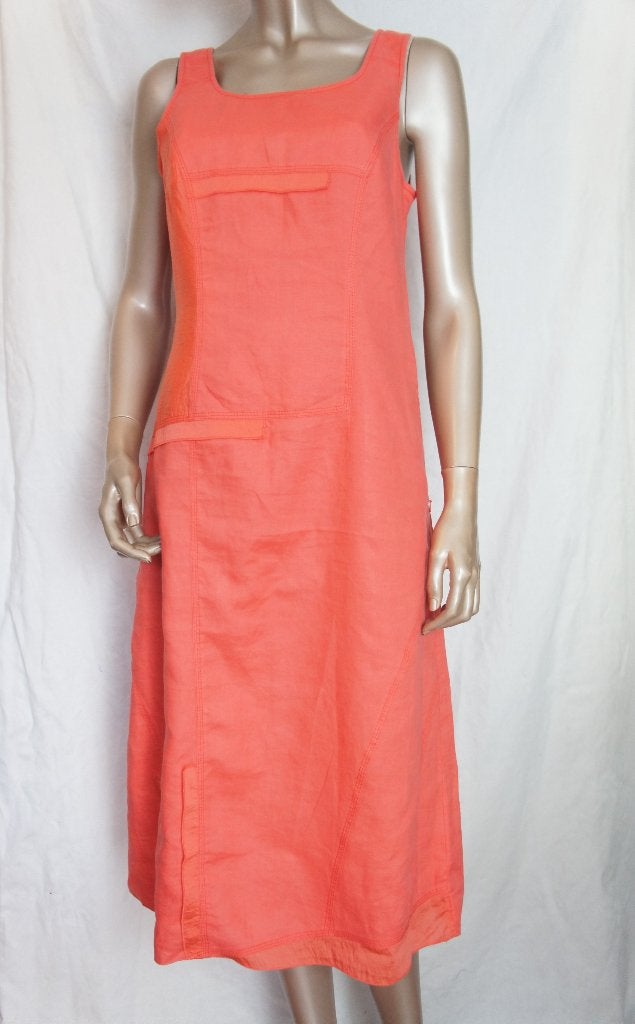 BONITA jurk maat 38 100% LINEN, Verzenden, Zo goed als nieuw, Maat 38/40 (M), Boven de knie