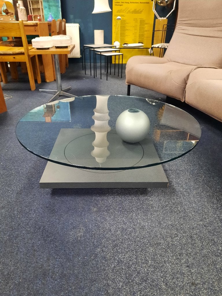 Iconische Ronald Schmitt K73 salontafel, 50 tot 100 cm, Post modern, Rond, Zo goed als nieuw