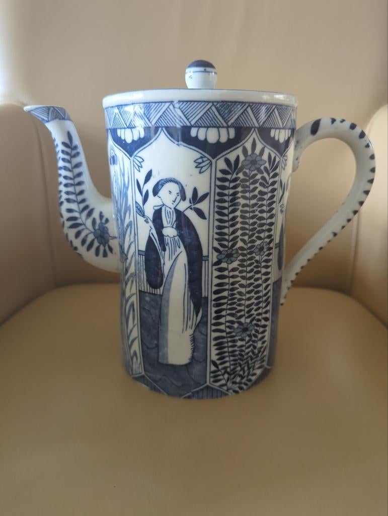 Lange lijs theepot MOSA, Antiek en Kunst, Ophalen of Verzenden