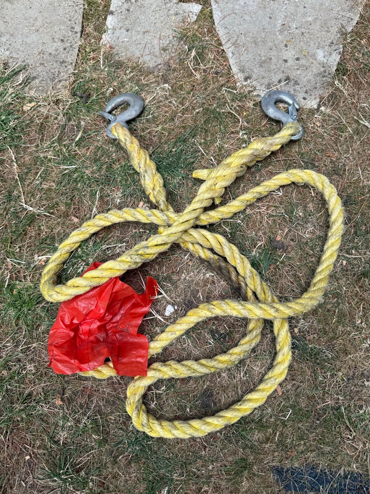 Sterke Sleepkabel 3,5 - 4 meter, Ophalen of Verzenden, Gebruikt