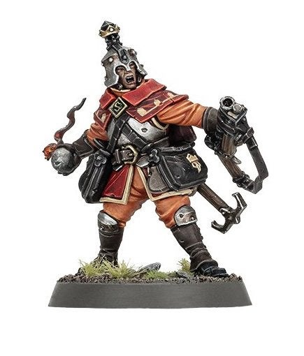 1 Freeguild grenadier on sprue AOS, Verzenden, Zo goed als nieuw, Warhammer, Figuurtje(s)
