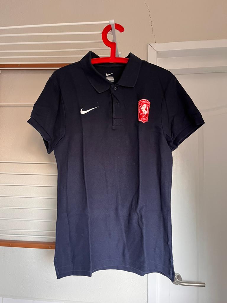 Blauwe Nike FC Twente polo, Kleding | Heren, Ophalen of Verzenden, Zo goed als nieuw, Blauw