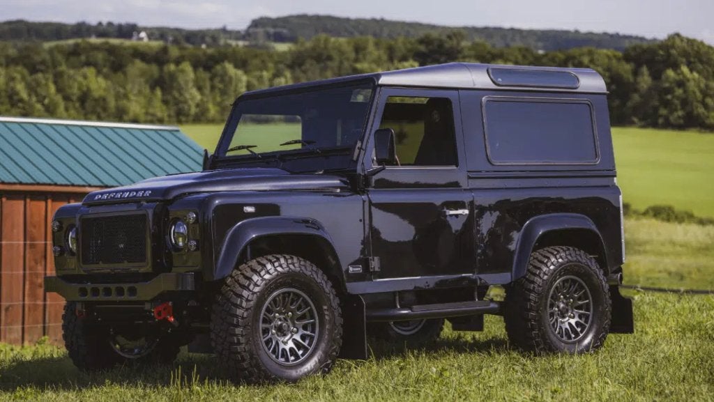 Land Rover Defender 90 TD5 Hardtop HR 4WD 2002, Airco, Auto's, 2495 cc, Leder en Stof, 122 pk, Particulier