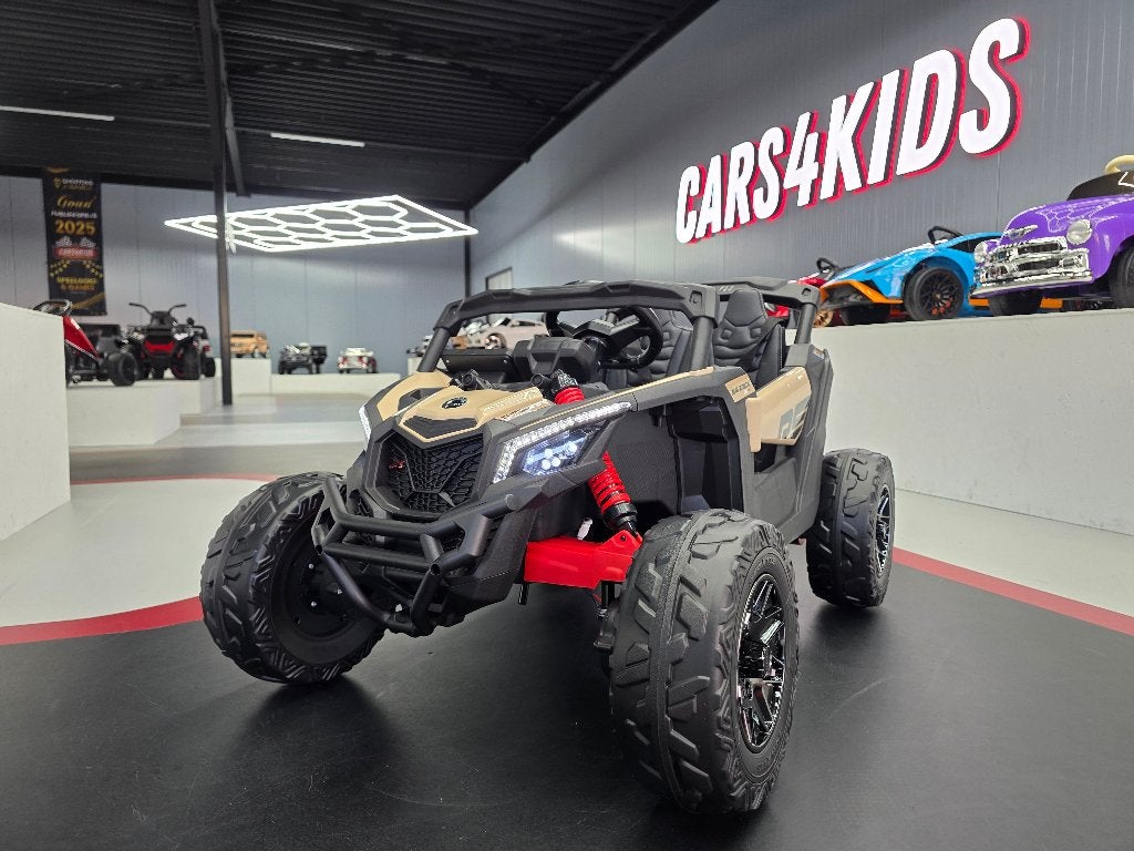 Kinder Buggy Can Am - 12 volt - 4 motoren - leren zit - RC