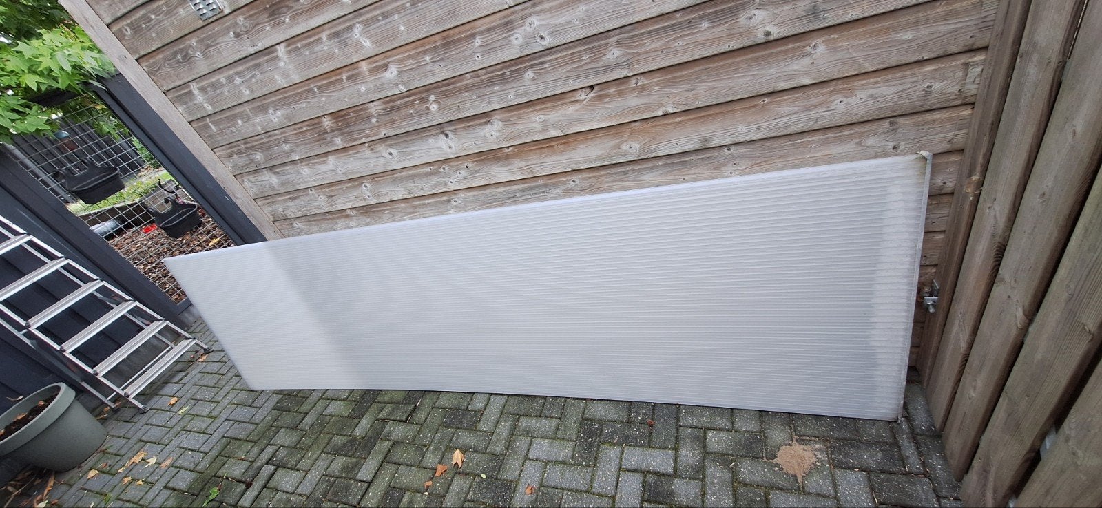 polycarbonaat 16mm opaal 98x350cm, Ophalen, Gebruikt, Overige materialen, Minder dan 20 mm
