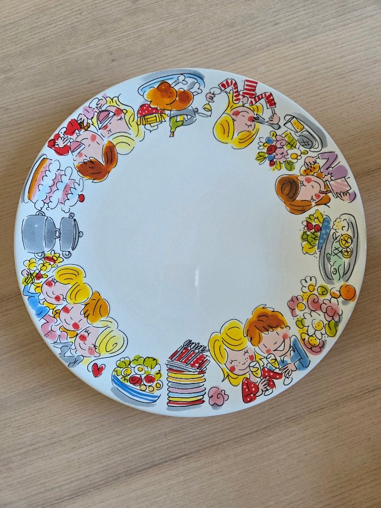 Blond Amsterdam groot bord, Ophalen, Zo goed als nieuw, Bord(en), Aardewerk