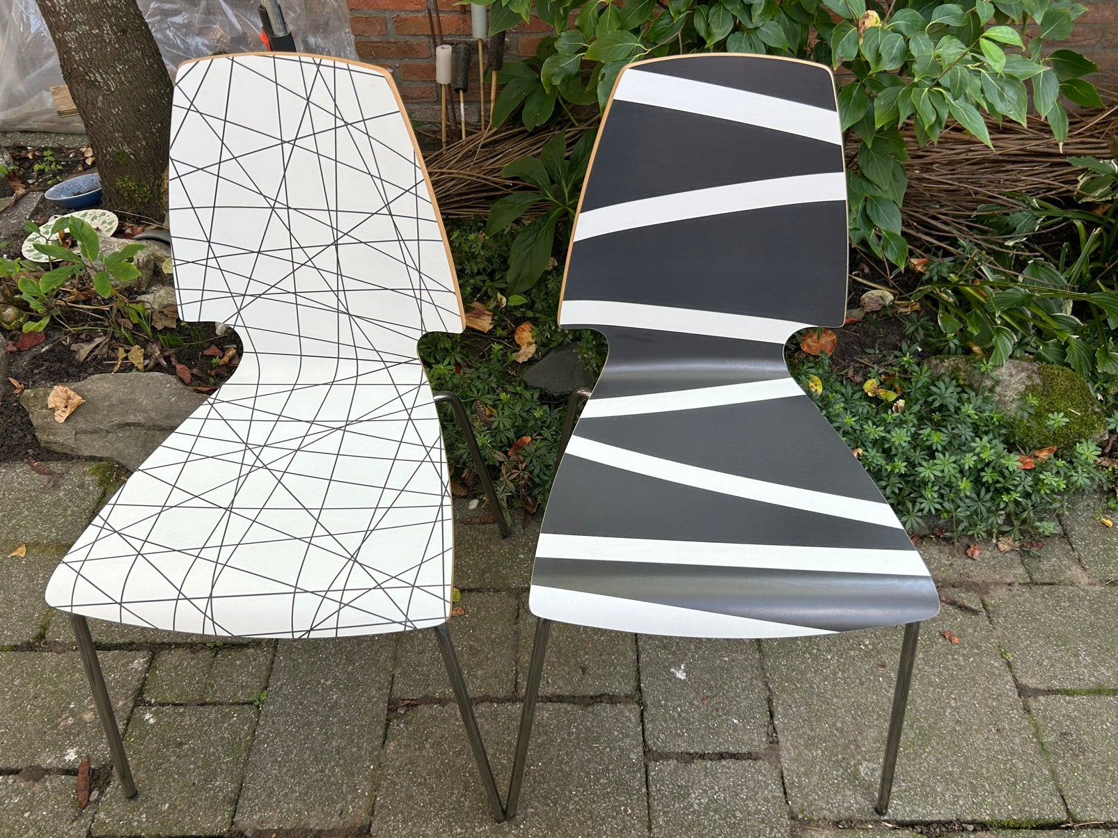 2 prachtige IKEA Vilmar stoelen, Ophalen, Twee, Wit, Hout