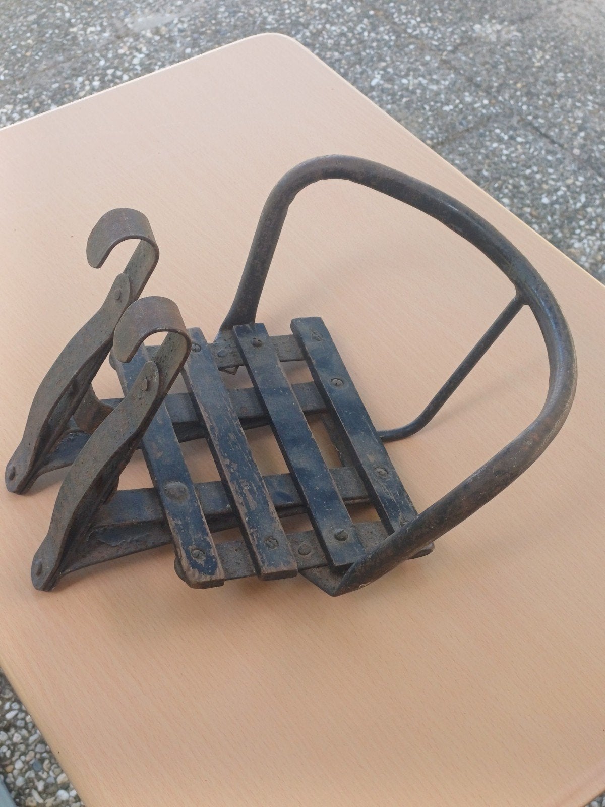 Antiek kinderzitje voor oldtimer fiets jaren '40/'50, Ophalen of Verzenden