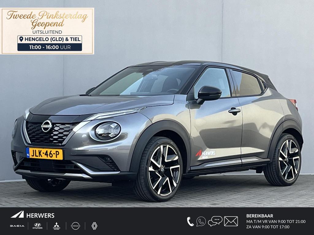 Nissan Juke 1.6 Hybrid N-Design / Cold Pack Light / Apple Ca, Stof, Origineel Nederlands, Bedrijf, Hybride Elektrisch/Benzine