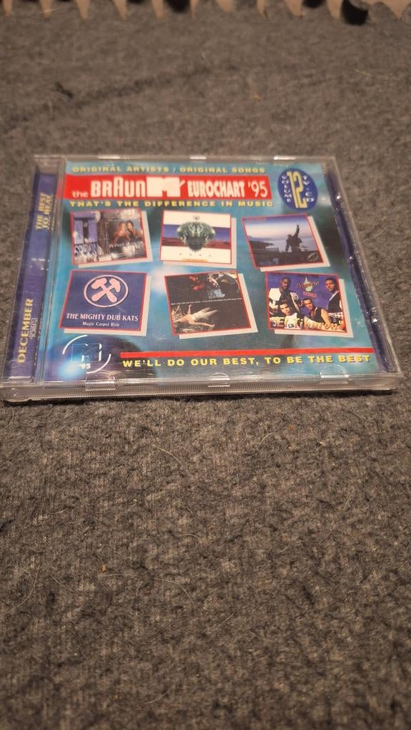 Braun MTV Eurochart '95 CD - Originele Artiesten, Ophalen of Verzenden, 1990 - 1999, Gebruikt