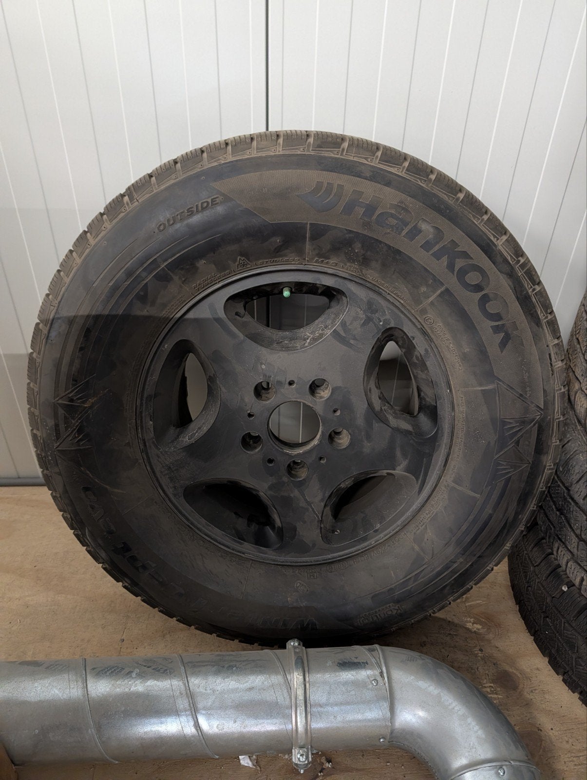 5x winterbanden met Mercedes velg, Auto-onderdelen, Banden en Velgen, Ophalen, Gebruikt, Velg(en), 16 inch
