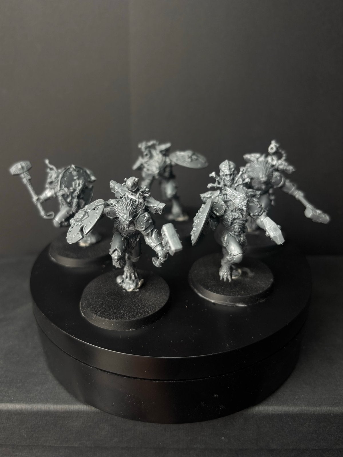 5 Space Wolves Wulfen schilden los van de base (sticky tack), Ophalen of Verzenden, Zo goed als nieuw